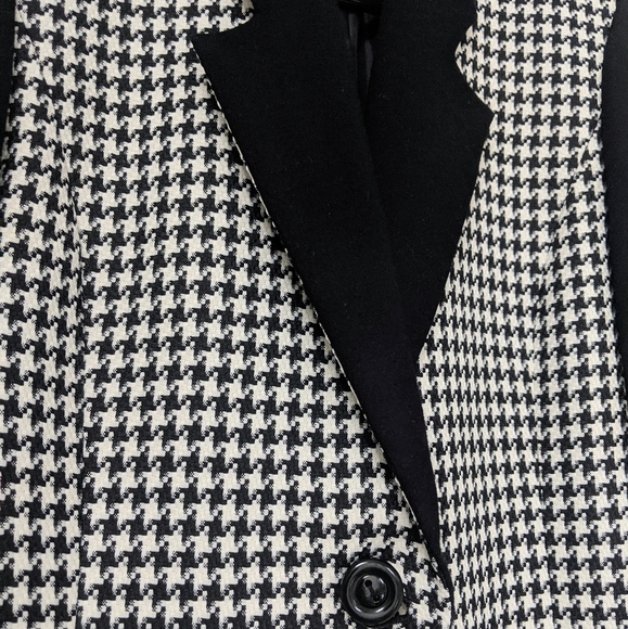 Tahari Arthur S Levine Houndstooth Jacket, sz XS - Picture 4 of 14